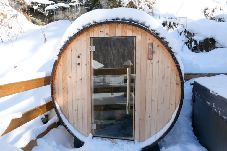 Chalet Sundance barrel sauna