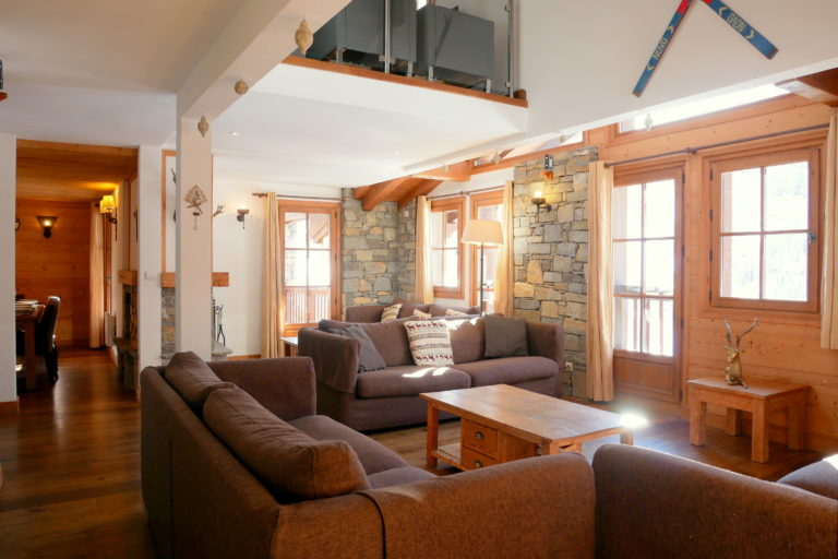Chalet Le Vallon Living Area