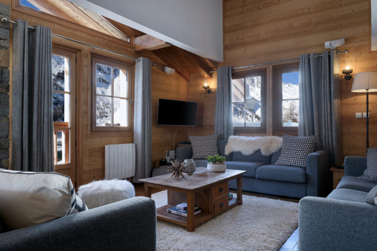 Chalet Sundance Tignes Lounge Reverse View