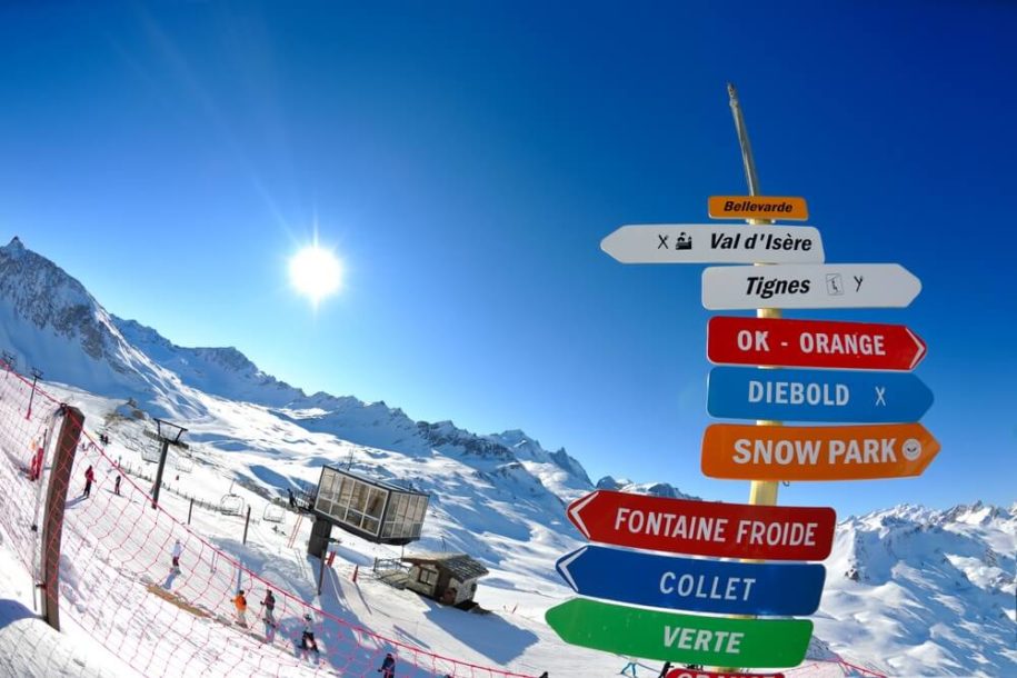 tignes val d'isere ski area
